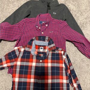 Vineyard Vines Kids Button Down Shirts - Plaid and Solid
